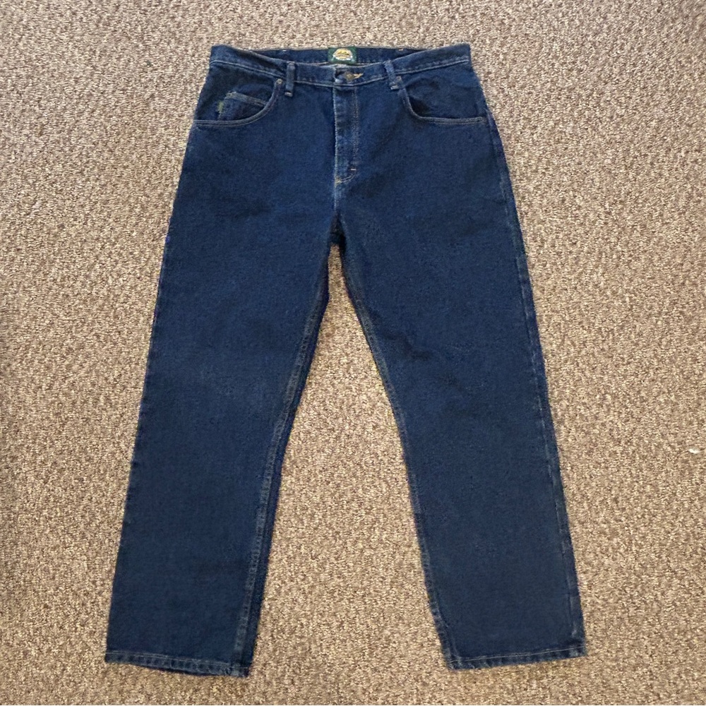 Cabela's Jeans Men's Size 36x30 Dark Blue Straight 905101D Cotton Denim Pants